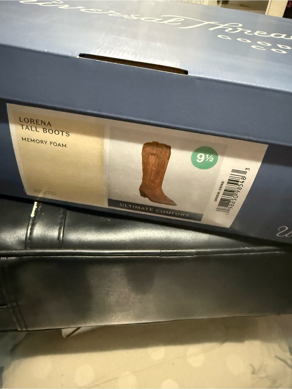 Universal Thread Brown Tall Western Boots - Lorena Style
